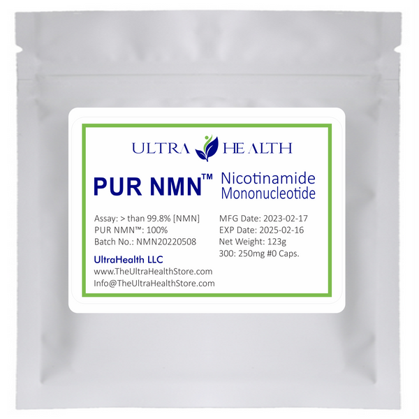PUR NMN 300E, 10-month supply, 250mg, NAD+ supplement booster liposomal capsules