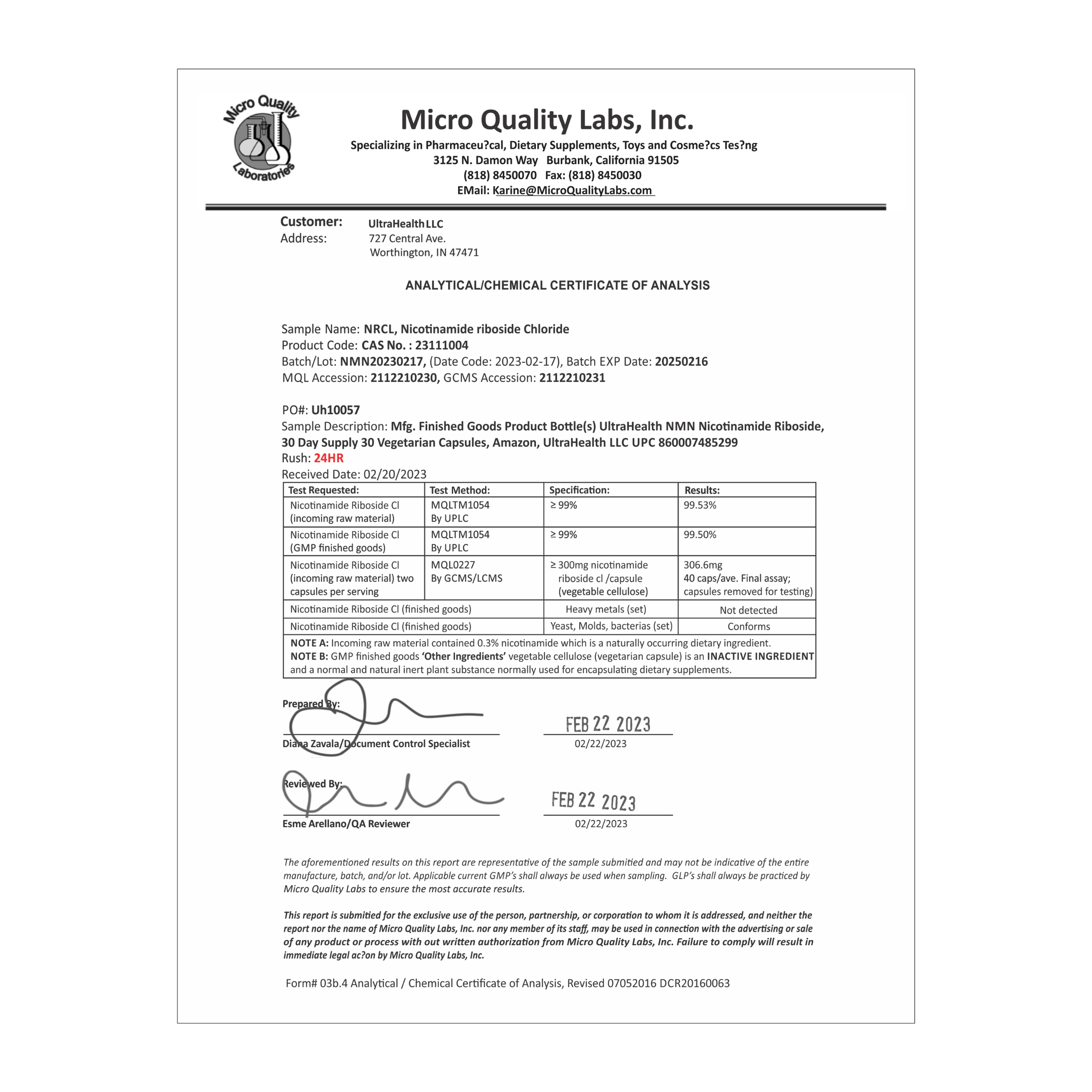 NR 60B INTL ENTERIC (100%  RiboGEN™) - Ultra-Purity Pharmaceutical Grade nicotinamide riboside - 300mg