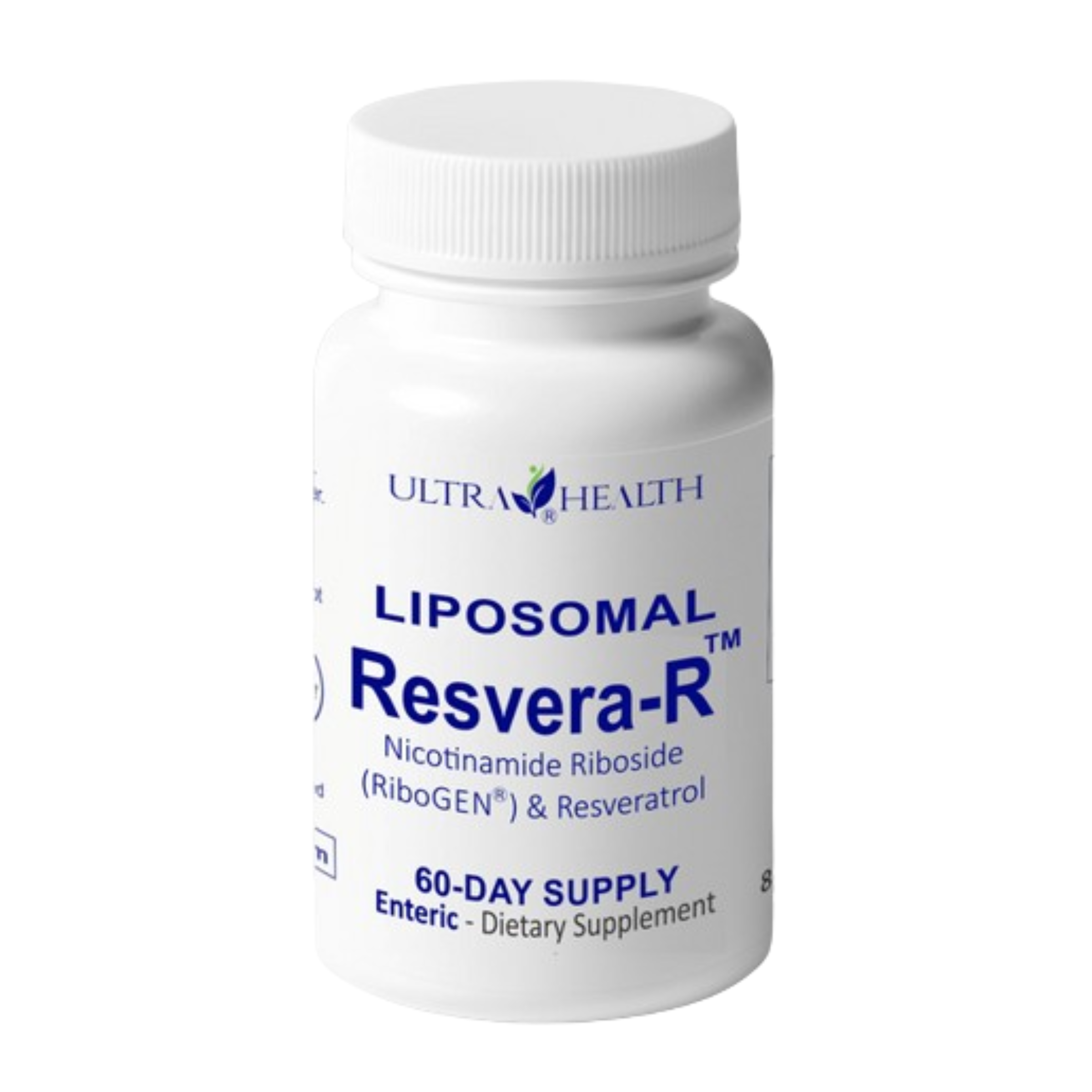 60E-RR, 60-day supply, Resveratrol and NR, NAD+ Boosting Supplement, 300mg, Liposomal Enteric Capsules