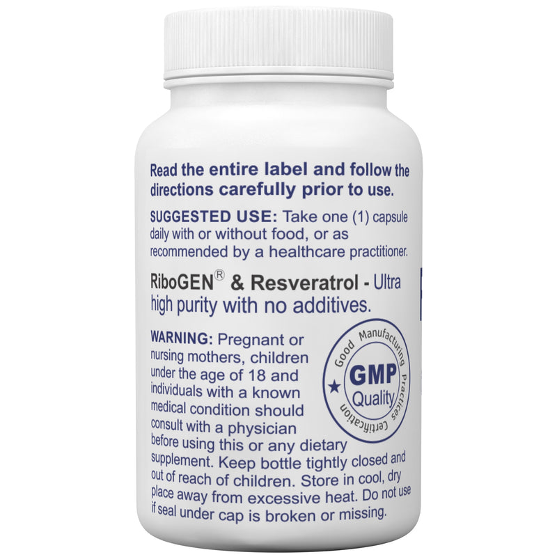 Copy of Resvera-R, Resveratrol & RiboGEN, 30-day supply