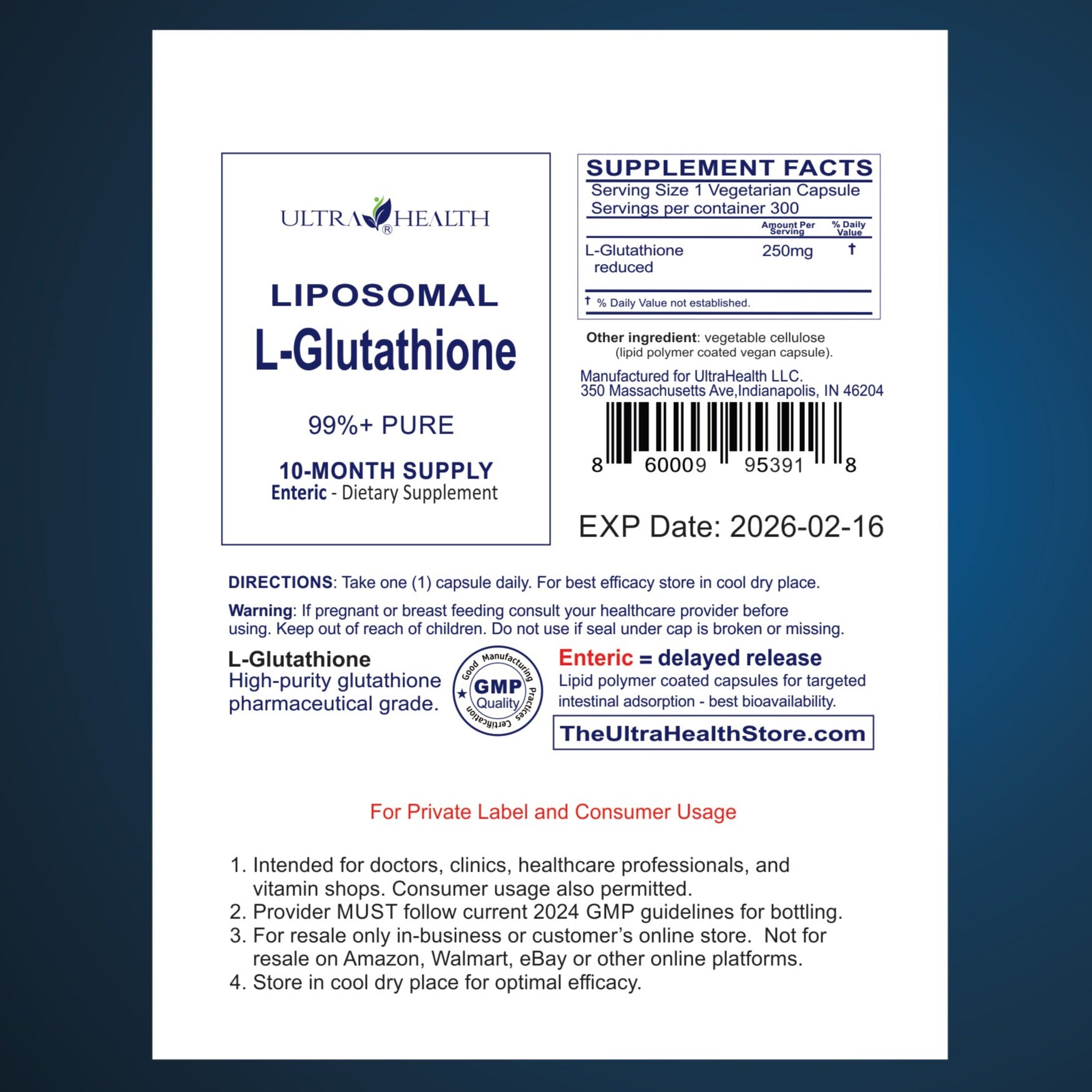 Best Glutathione Supplement with 300E Liposomal Technology The UltraHealth Store Best Glutathione Supplement with 300E Liposomal Technology The UltraHealth Store