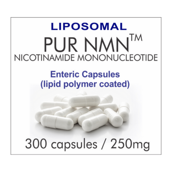 PUR N.M.N 300E, 10-month supply, 250mg, Liposomal NAD+ Boosting Compound