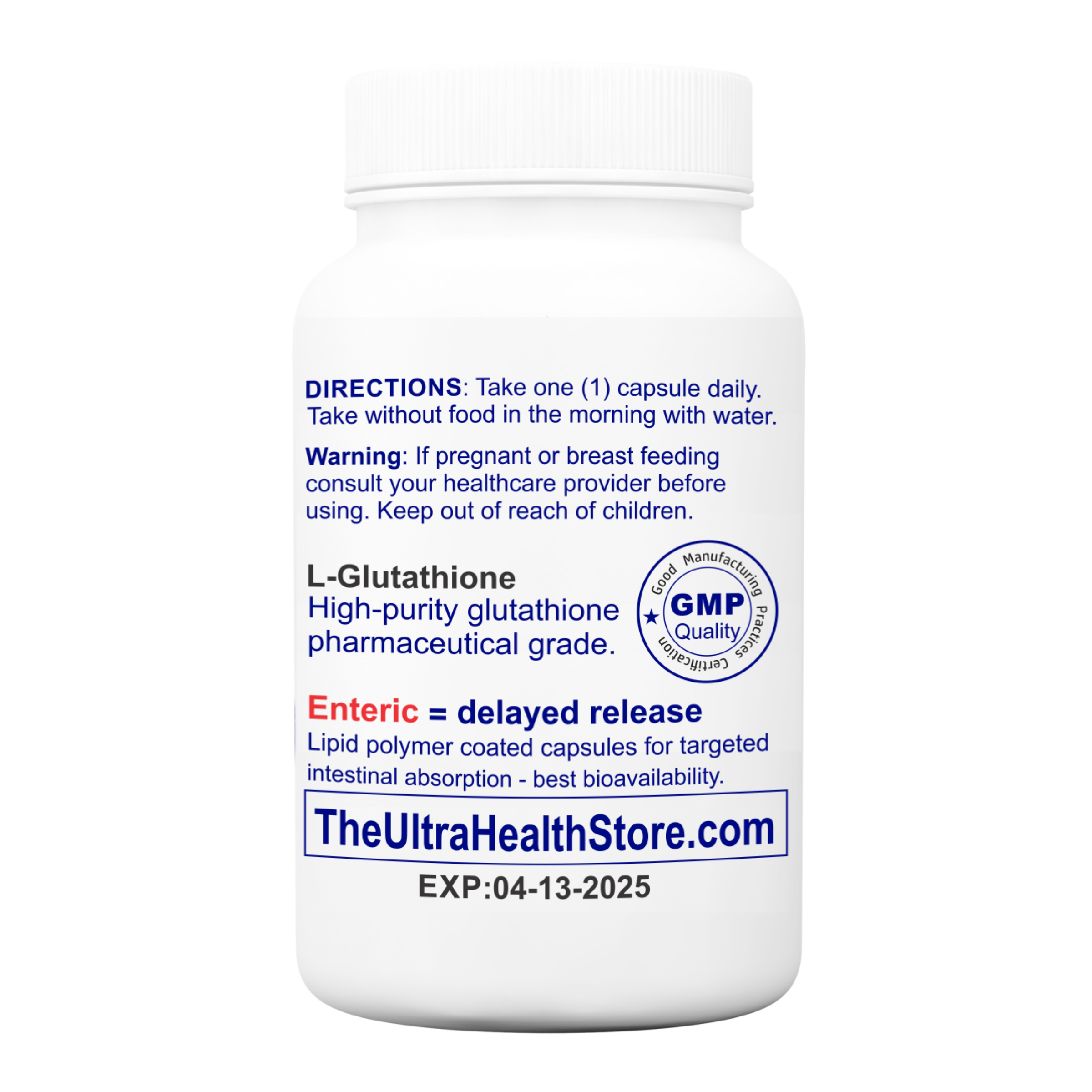 Best Glutathione Supplement - 60-day supply - 60E INTL Liposomal