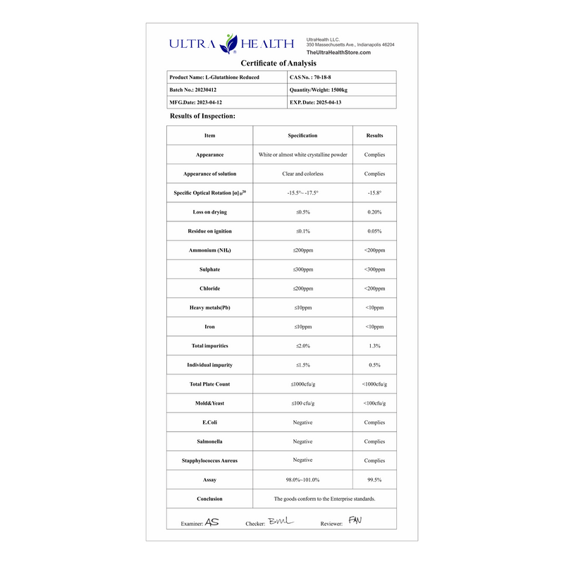 Best Glutathione Supplement - 60-day supply - 60E Liposomal