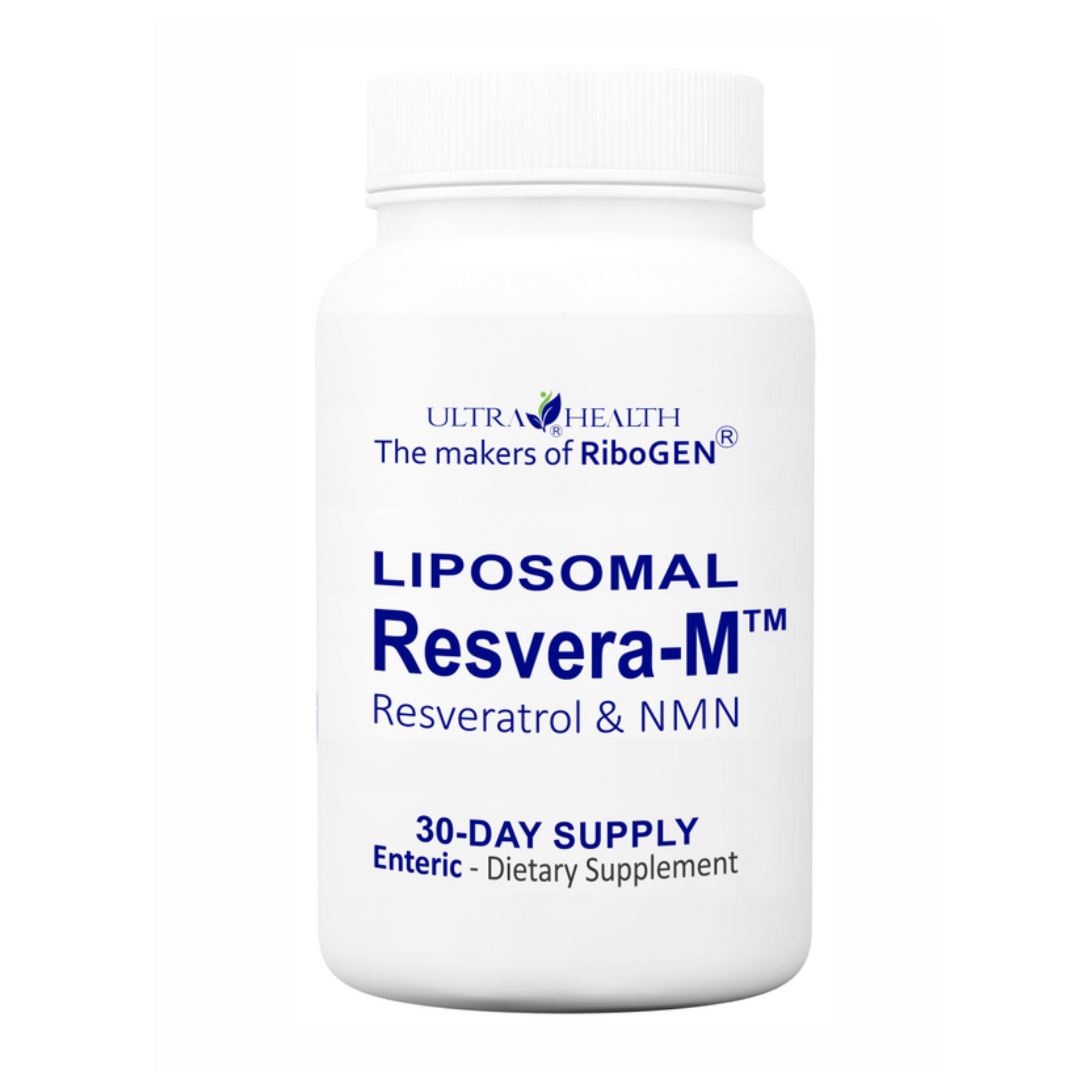 30E-RM INTL, 30-day supply, Resveratrol and PUR N.M.N., NAD+ Boosting Supplement, 400mg, Liposomal Enteric Capsules