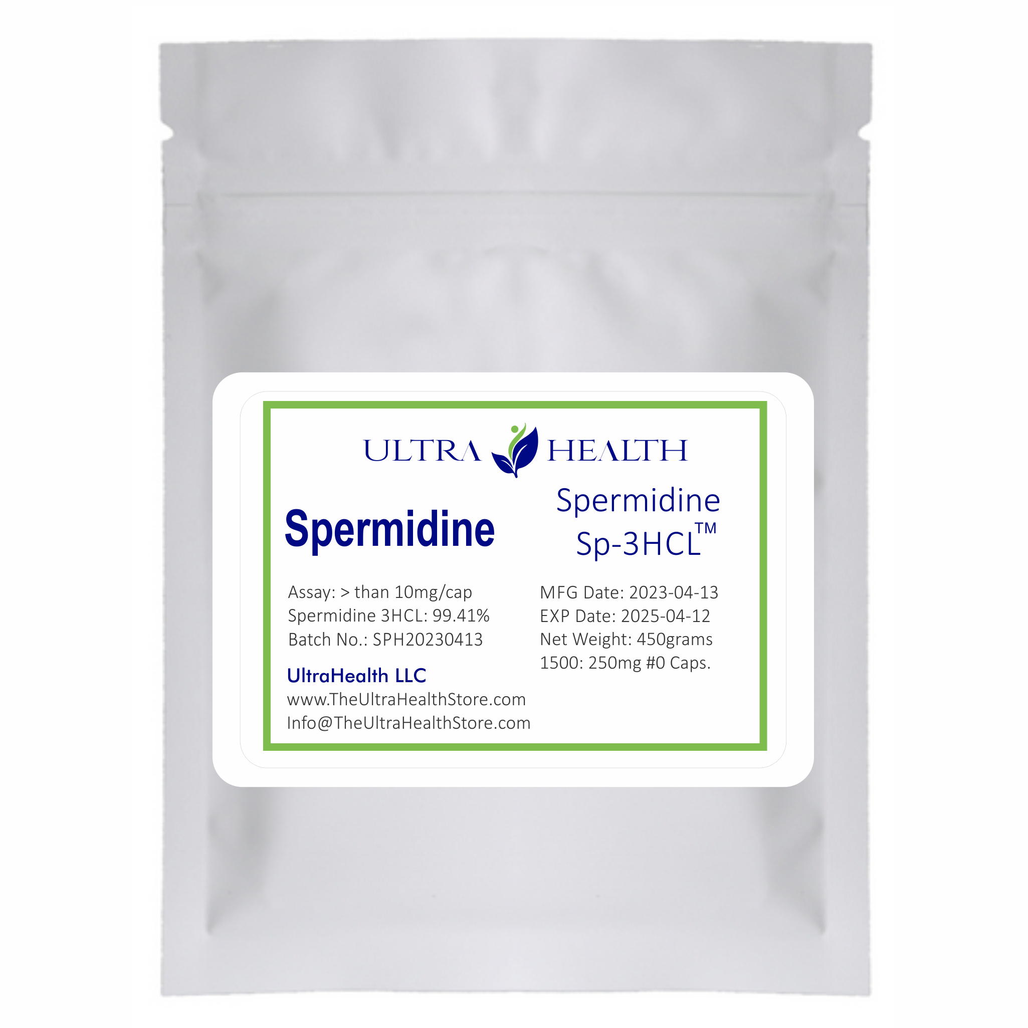 Best Spermidine Supplement - 1500 capsule supply, 1500E Liposomal