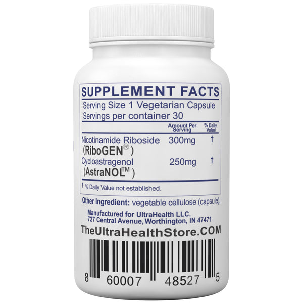 RiboseAG™ - NR Cellular Energy plus Telomere Growth Factor